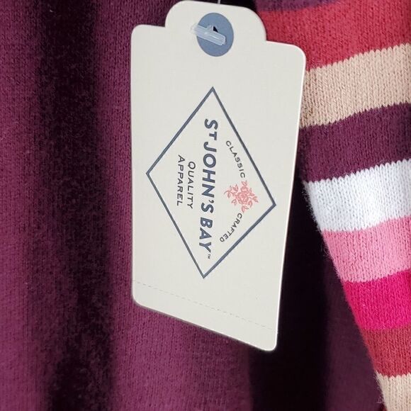 St John's Bay Button Sweater NWT - Picture 3 of 9